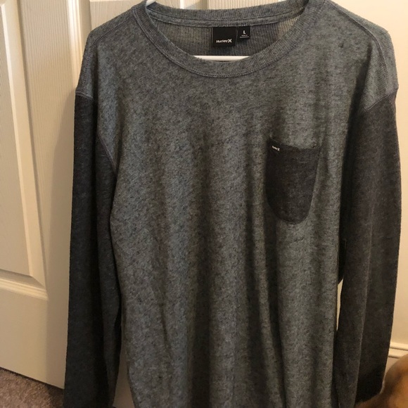 Hurley Other - Like-new Hurley Long sleeve grey sweater Hurley Other - Like-new Hurley Long sleeve grey sweater